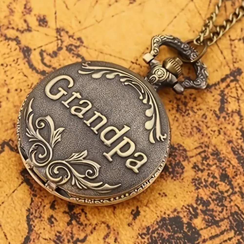 Vintage Style Grandpa Pocket Watch